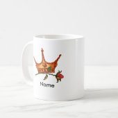 Rose Crown Kaffeetasse (Vorderseite Links)