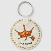 Rose Crown Schlüsselanhänger (Vorderseite)