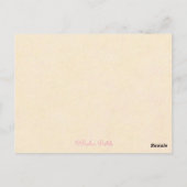 Rose Cupcake~Good Gift Scripting Postcard Drucken Postkarte (Rückseite)