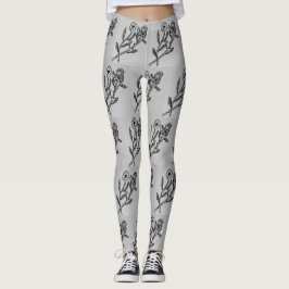 Rose & Daisy Grau Leggings