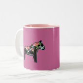 Rose Dala Tasse (Vorderseite Links)