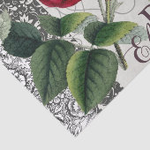 Rose Damask Hübsche Blumenantik Seidenpapier (Ausschnitt)