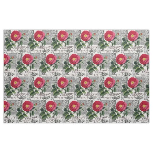 Rose Damask Hübsche Blumenantik Stoff (Fat Quarter (45,7 x 55,9 cm))