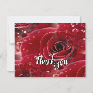 Rose danke Ihnen Postcard Postkarte