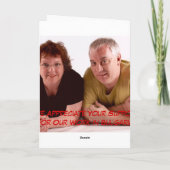 Rose danken Ihnen zu kardieren Dankeskarte (Rückseite)