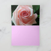 Rose Dankeschön Karte (Innenseite)
