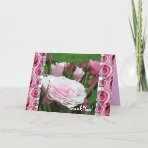 Rose Dankeschön Karte