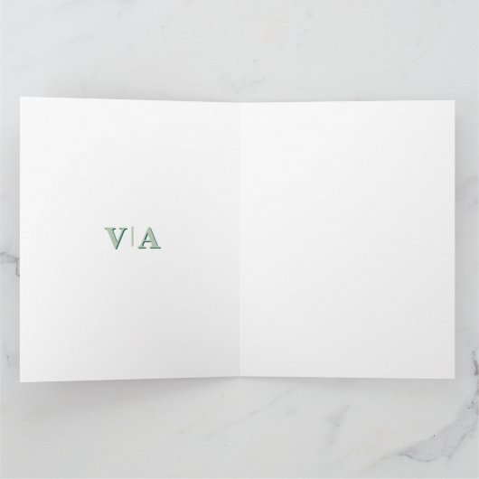 Rose Dankeskarte (Innenseite)