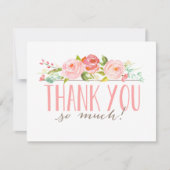 Rose | Dankeskarte (Vorderseite)