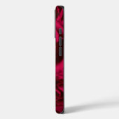 Rose Dark Moody Individuelle Name Case-Mate iPhone Hülle (Rückseite / Links)