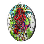 Rose Dartscheibe (Vorderseite rechts)