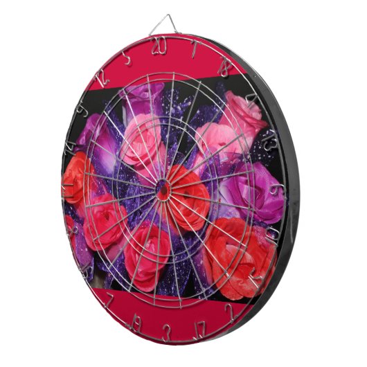 Rose Dartscheibe (Vorderseite rechts)