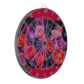 Rose Dartscheibe (Vorderseite Links)