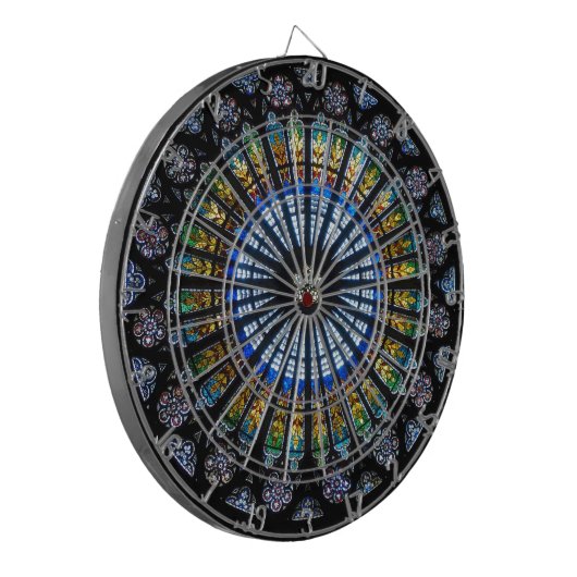 Rose Dartscheibe (Vorderseite Links)