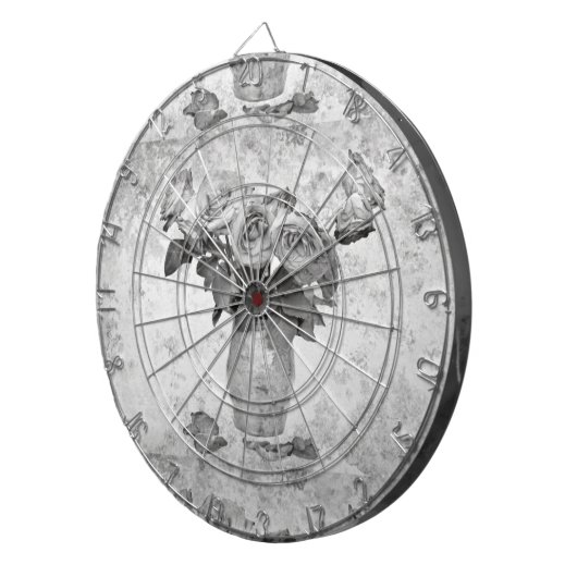 Rose Dartscheibe (Vorderseite rechts)