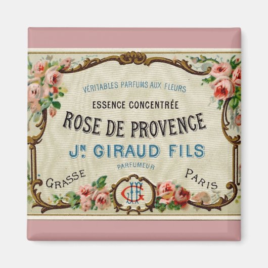 Rose de Provance a French Parfüm Magnet (Vorne)