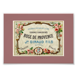 Rose de Provance ein französisches Parfüm Fotodruck