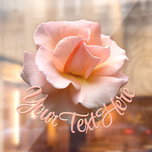 Rose Decal Personalisiert Wild Rose Fensterklammer Fensteraufkleber (Blatt 2)