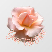 Rose Decal Personalisiert Wild Rose Fensterklammer Fensteraufkleber (Blatt)