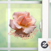 Rose Decal Personalisiert Wild Rose Fensterklammer Fensteraufkleber (Zuhause)