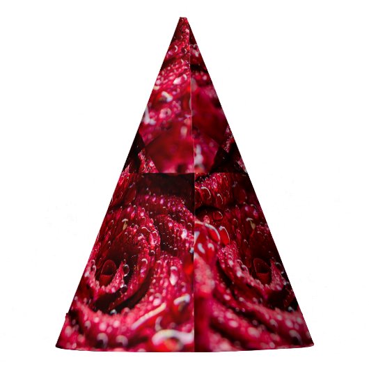 Rose-Dekorationstexte für benutzerdefinierte Textb Partyhütchen (Rückseite)