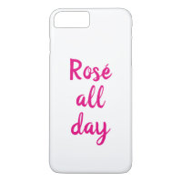 Rosé den ganzen Tag iPhone Case