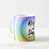 Rosé den ganzen Tag Kaffeetasse (Vorderseite Links)