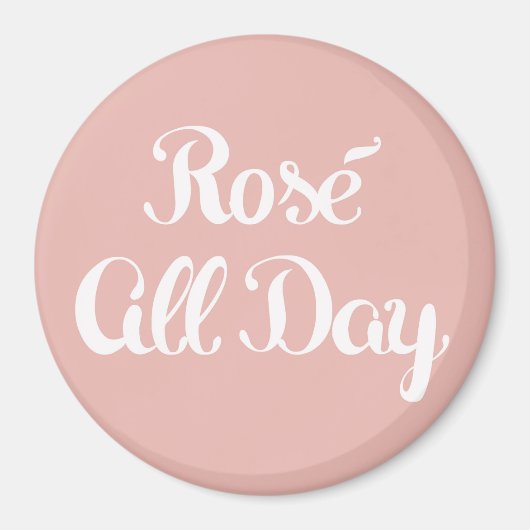 Rose Den ganzen Tag Magnet (Vorne)