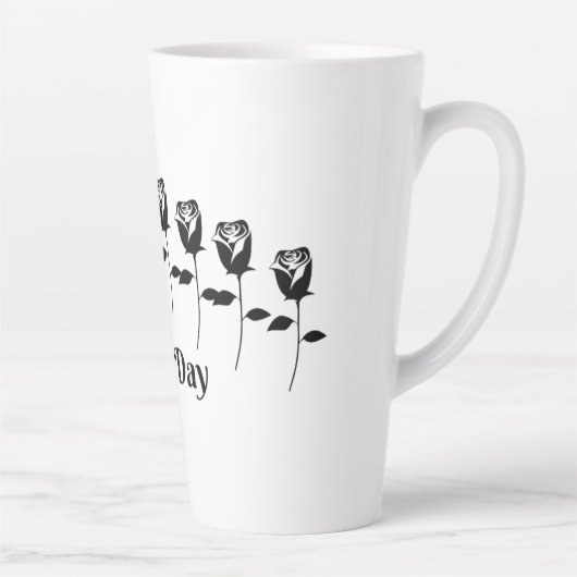 ROSE DEN GANZEN TAG MILCHTASSE (Rechts)