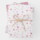 Rose der Aquarellbilder Geschenkpapier Set (Beispiel)