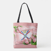 Rose der Assyria Tote Tag Tasche (Rückseite)