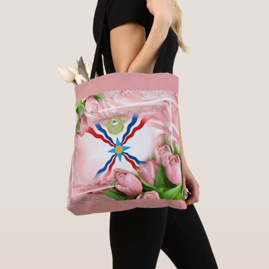 Rose der Assyria Tote Tag Tasche (Von Nahem)