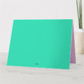 Rose der Blackbird-Karte Karte (Rückseite)