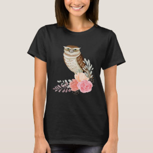 Rose der Blume Wisvögel Vintages Tier T-Shirt