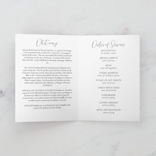 Rose der Blumenbeerdigung über das Foto Programm (Innenseite)