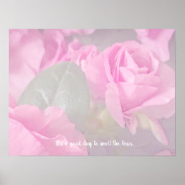 Rose der Blumenwelt Geburtstags-Designplakat Poster