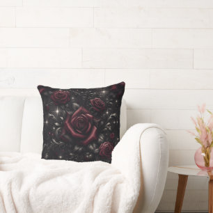 Rose der Dunkelheit 20x20 Kissen