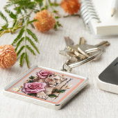 "Rose der Festigkeit" Schlüsselanhänger (Seite)