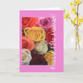 Rose der französischen Mutter Karte (Gelbe Blume)