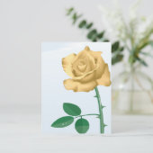 Rose der Freundschaft Postkarte (Stehend Vorderseite)