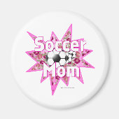 Rose der Fußball-Mama Magnet (Vorne)