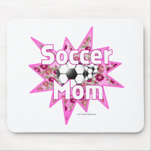 Rose der Fußball-Mama Mousepad