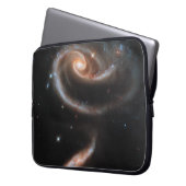 Rose der Galaxien Laptopschutzhülle (Vorderseite Links)