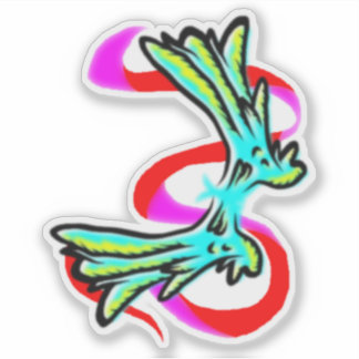 Rose der geteilten Liebe Aufkleber