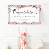 Rose der Graduierungspartei Gold Blush Banner (Insitu)