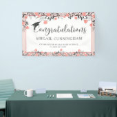 Rose der Graduierungspartei Gold Blush Banner (Messeveranstaltung)