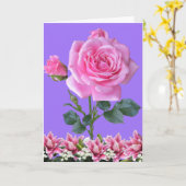 Rose der Grußkarte von Sharon Lilly Karte (Gelbe Blume)