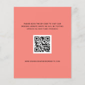 Rose der Haushaltskorallen Rosa QR-Code Save the D (Rückseite)