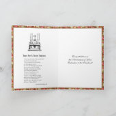 Rose der katholischen Priesterweihnachtsordnung Karte (Innenseite)