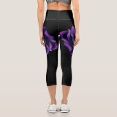 Rose der Liebe Capri Leggings (Rückseite)